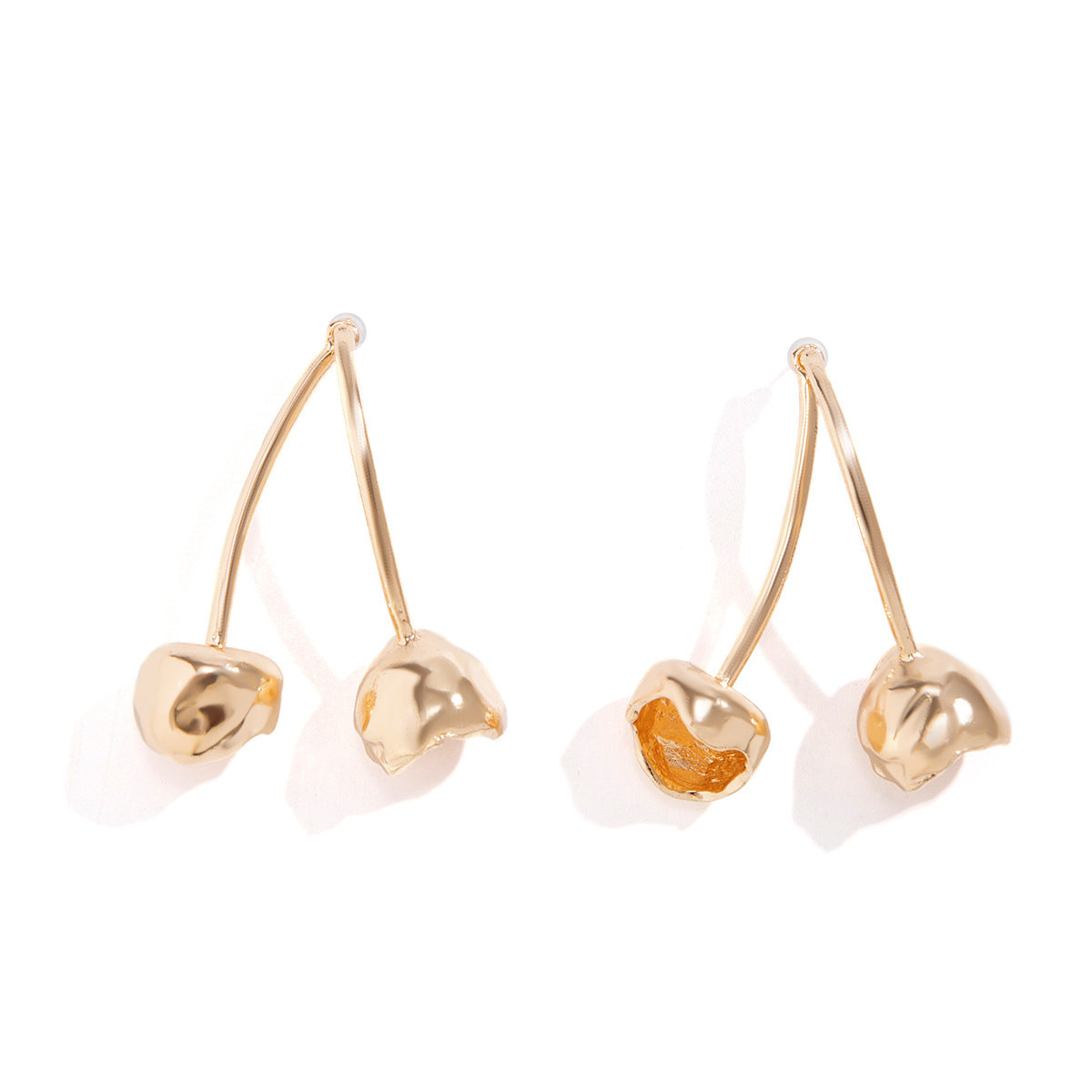 Ornament Sweet Dopamine Alloy Fruit Ear Earrings