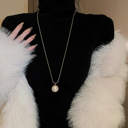 Pearl Tassel Fashion Sweater Chain Temperamental Necklaces