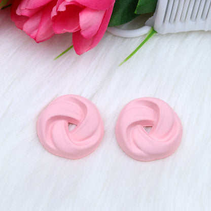 Women's Three-dimensional Spray Paint Fashion Korean Style Earrings