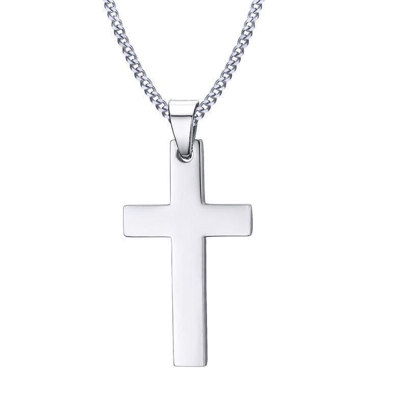 Men's Stainless Steel Cross Jewelry Ornament Accessories Pendants