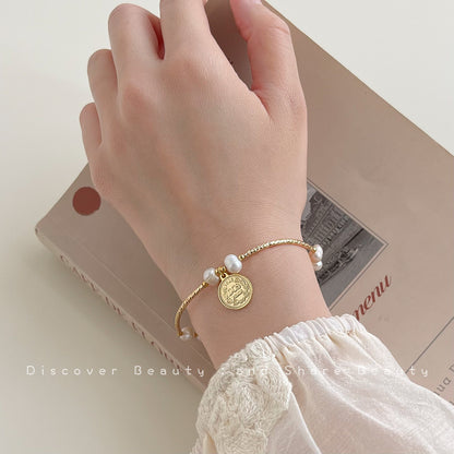 Natural Pearl Female French Minority High Bracelets