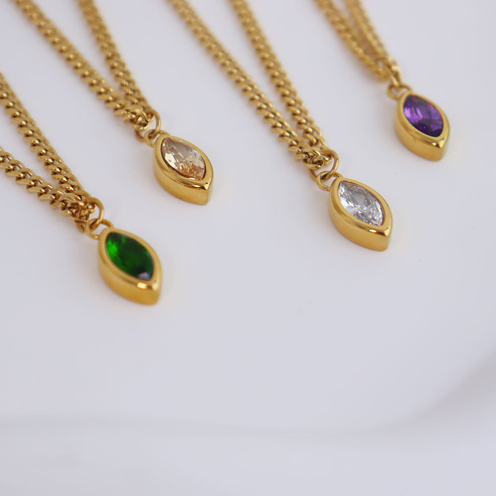 Women's Affordable Luxury Fashion Zircon Personalized Design Necklaces