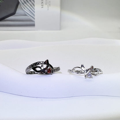 Women's & Men's Persona Hero Wise Wu Lang Mask Rings