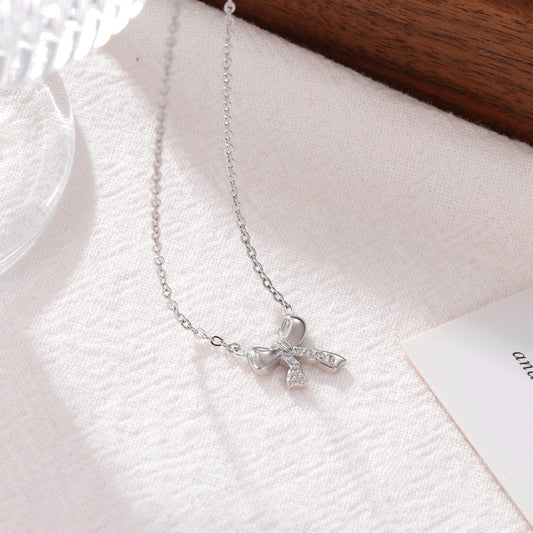 Bow Simple Exquisite Super Fairy Elegant Pendants