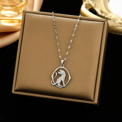 Women's Steel Ornament Design High-grade Light Luxury Necklaces