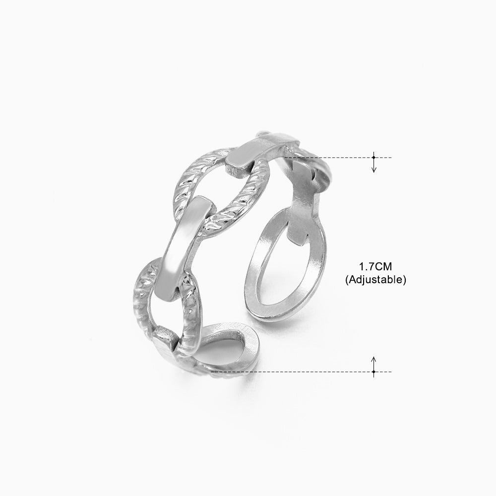 Star Moon Personalized Hip Hop Popular Rings