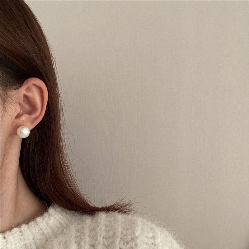 Cotton Vintage Texture Pearl Grace Ear Entire Earrings