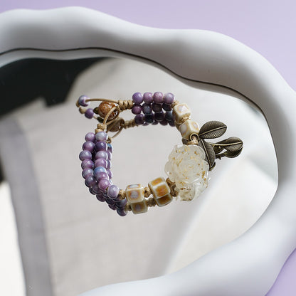 Women's Ancient Style Hand-woven Artistic Fashion Ornament Chinese National Bracelets