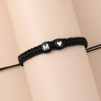 Woven Letter Simple Personality Love Friendship Bracelets