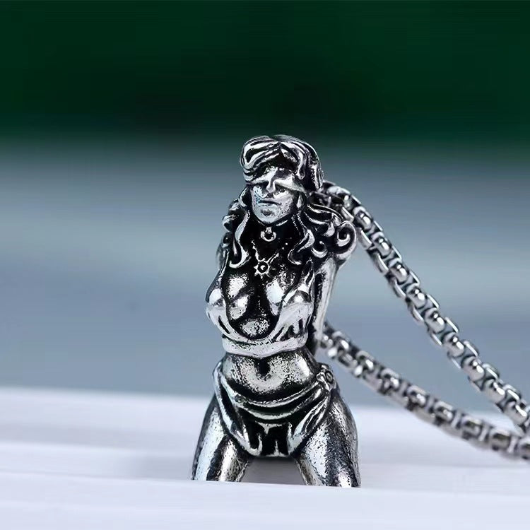 Papas Goddess Beauty Mechanical Ji Skull Pendants