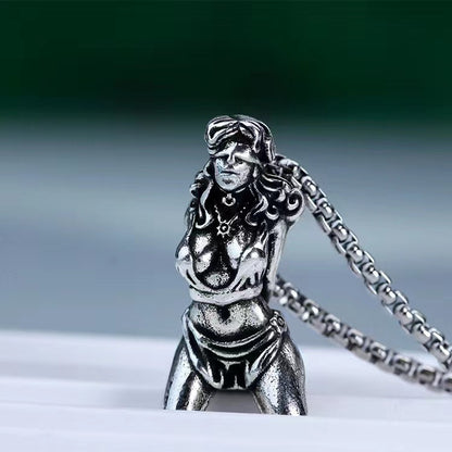 Papas Goddess Beauty Mechanical Ji Skull Pendants