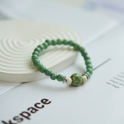 Ceramic Chinese Style Simple Fresh Ancient Beaded Bracelets