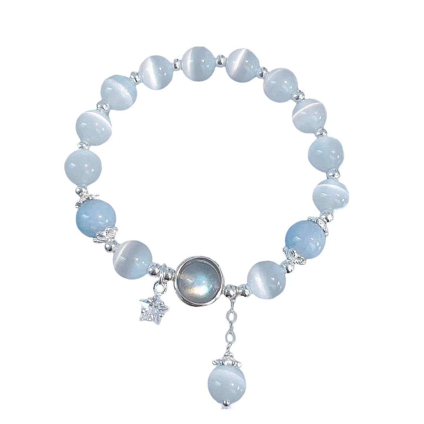 Pearl Imitation Opal Crystal Butterfly Female Bracelets