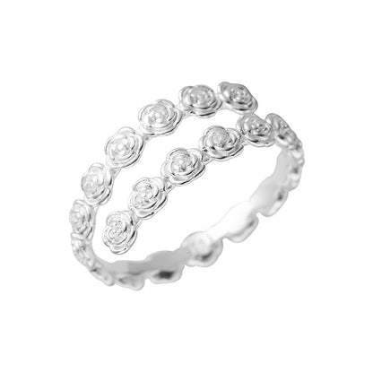 Collection Entire Sterling Sier Material Small Exquisite Rings