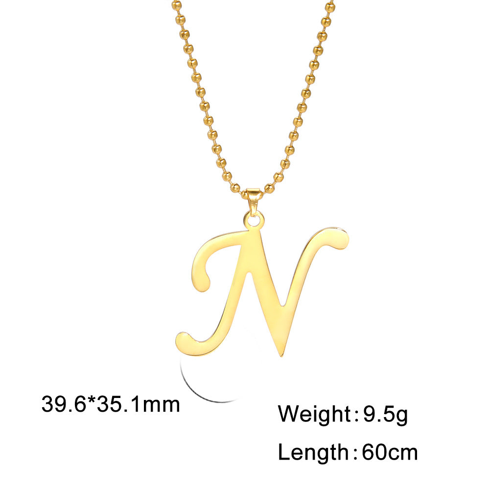 Steel Real Gold Plated Cutting Color Necklaces