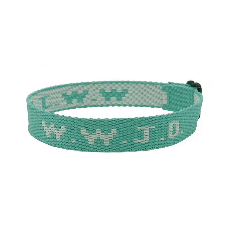 Letter Jacquard Printed Wrist Strap Ribbon Bracelets