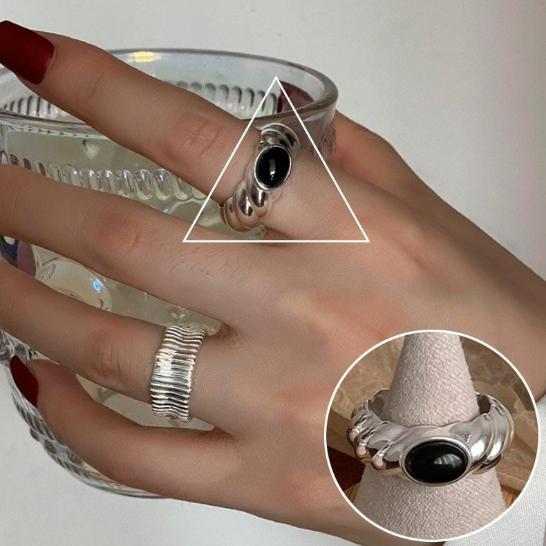 Offer Open Female Retro Fashion Twin Rings