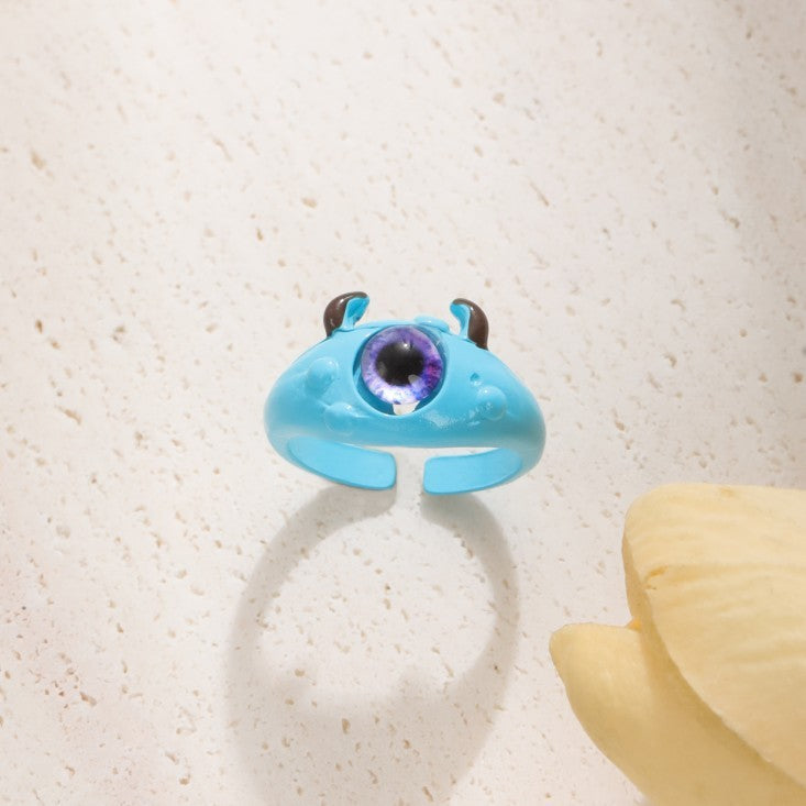 Funny Cartoon Open Personality Niche Unique Rings