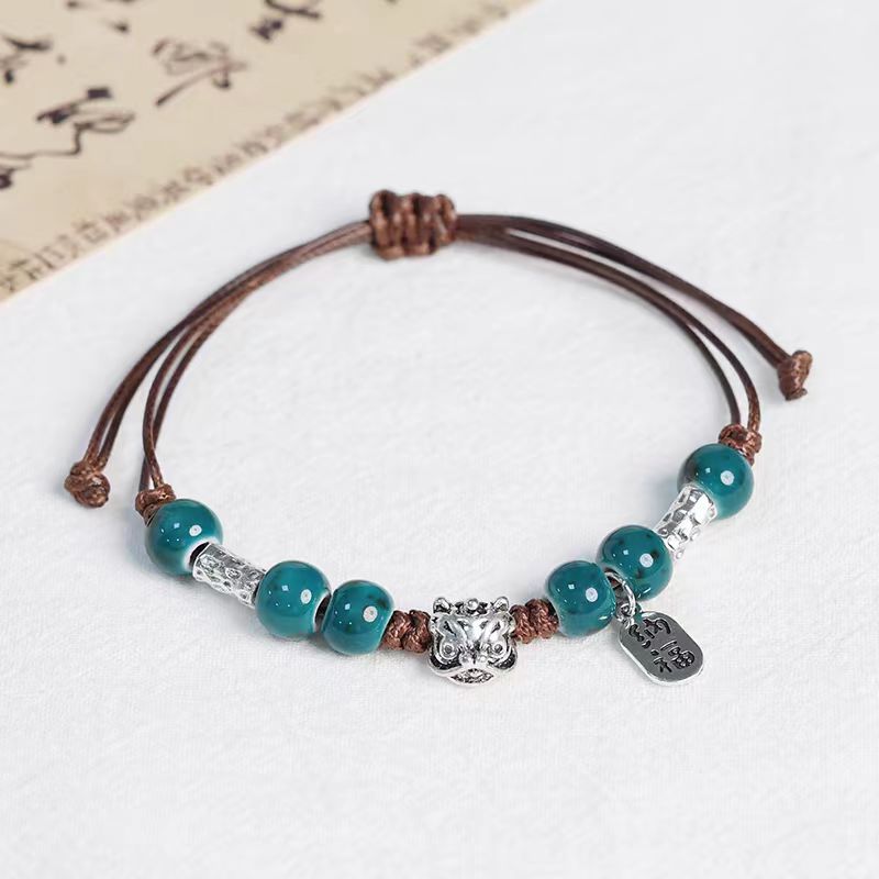 Women's & Men's National Trendy Style Retro Couples Good Luck Bracelets