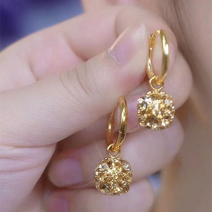 Women's Luxury Retro Zircon Advanced Design Sense Small Unique Earrings