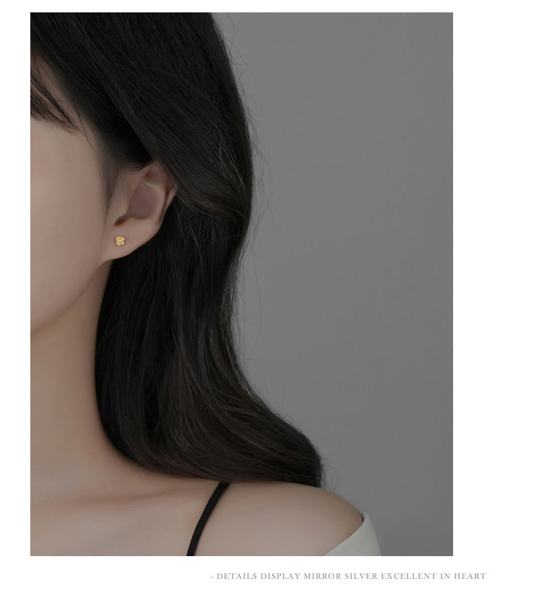 Women's Rose For Niche Design No Need Earrings