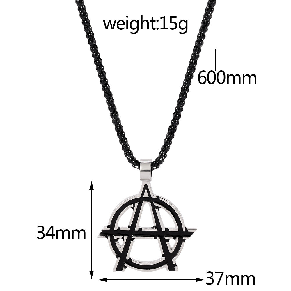 Films Television Avengers Logo Round A- Line Hollow Necklaces