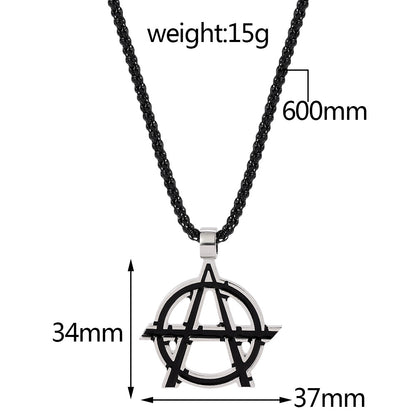 Films Television Avengers Logo Round A- Line Hollow Necklaces