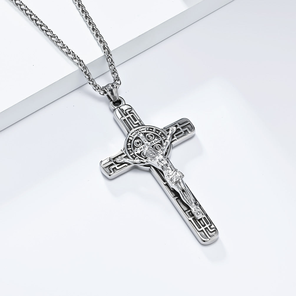 Steel Ancient Sier Cross Tourist Souvenir Pendants