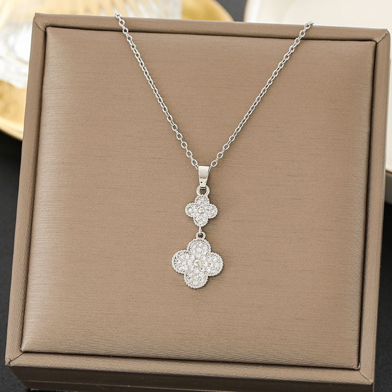 Women's Steel Ornament Design High-grade Light Luxury Necklaces