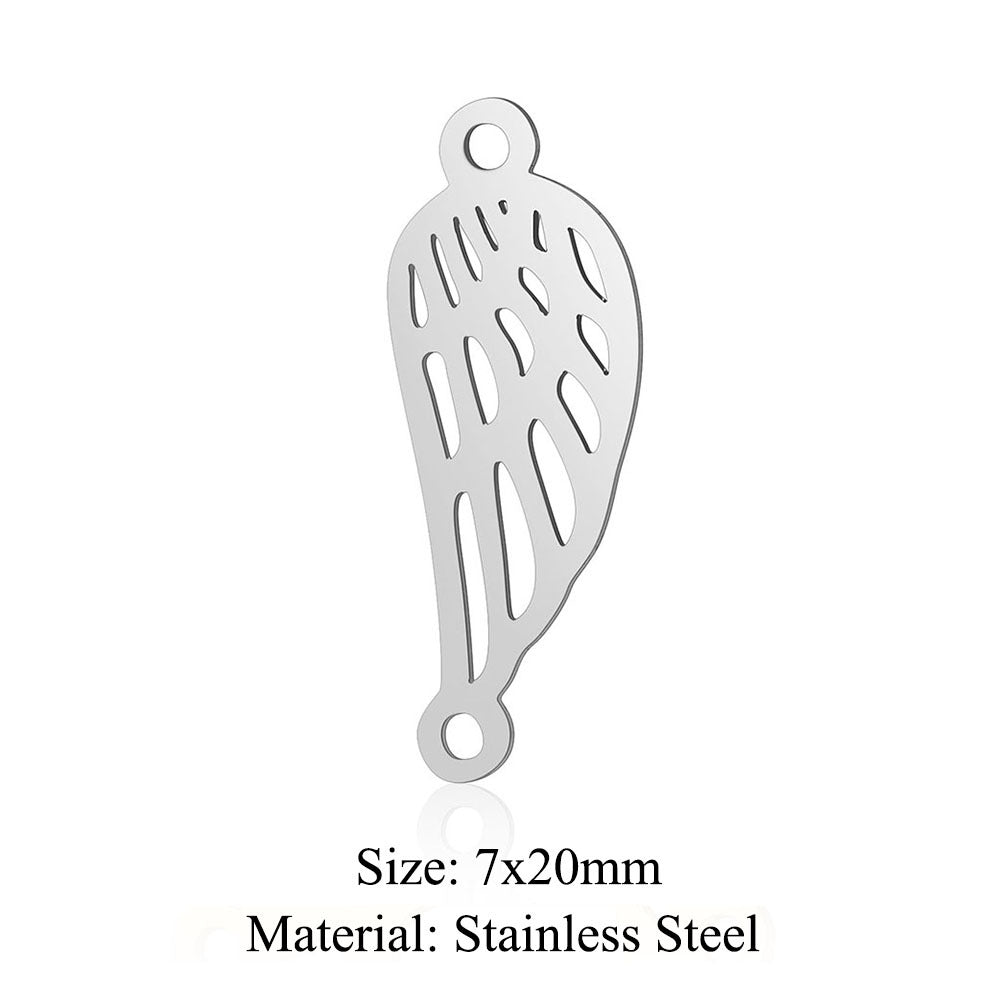 Steel Peach Heart Ornament Accessories Palm Pendants