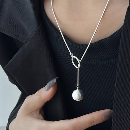 Women's Balls Long Clavicle Chain Fashion Versatile Necklaces