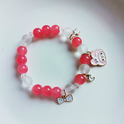 Children's Cartoon Beaded Cute Sweet Princess Style Bracelets