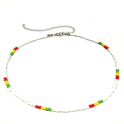 Bohemian Short Handmade Fashion Color Beaded Necklaces