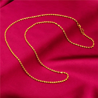 Women's Vietnam Placer Gold Lengthened For Fashion Necklaces