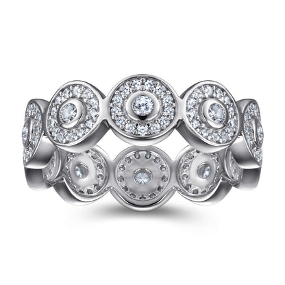 Women's Jewelry Sier Index Finger Zircon Little Rings