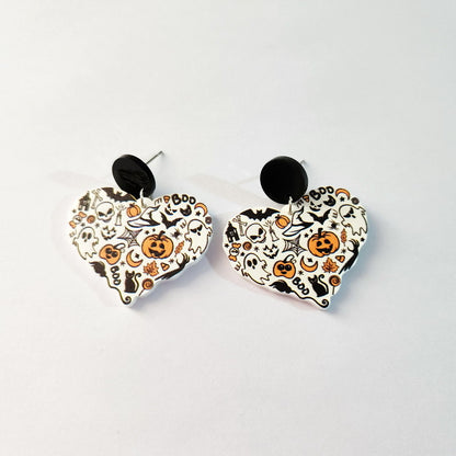 Halloween Rainbow Elf Pumpkin Bat Truck Rings