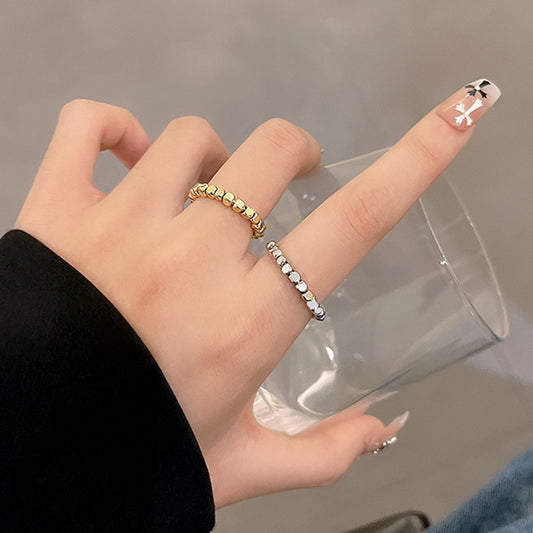 Women's Broken Sier For Trendy Hip Hop Rings