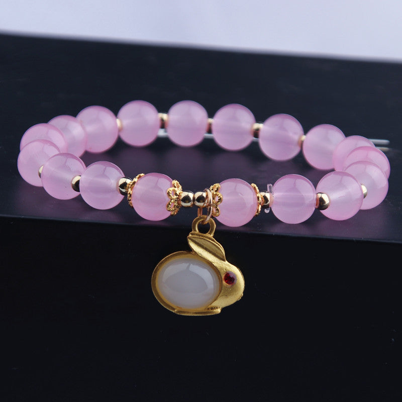 Hare Summer Lucky Beads Imitation Bunny Valentine's Bracelets