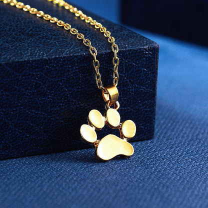 Popular Cute Animal Cat's Paw Feet Necklaces