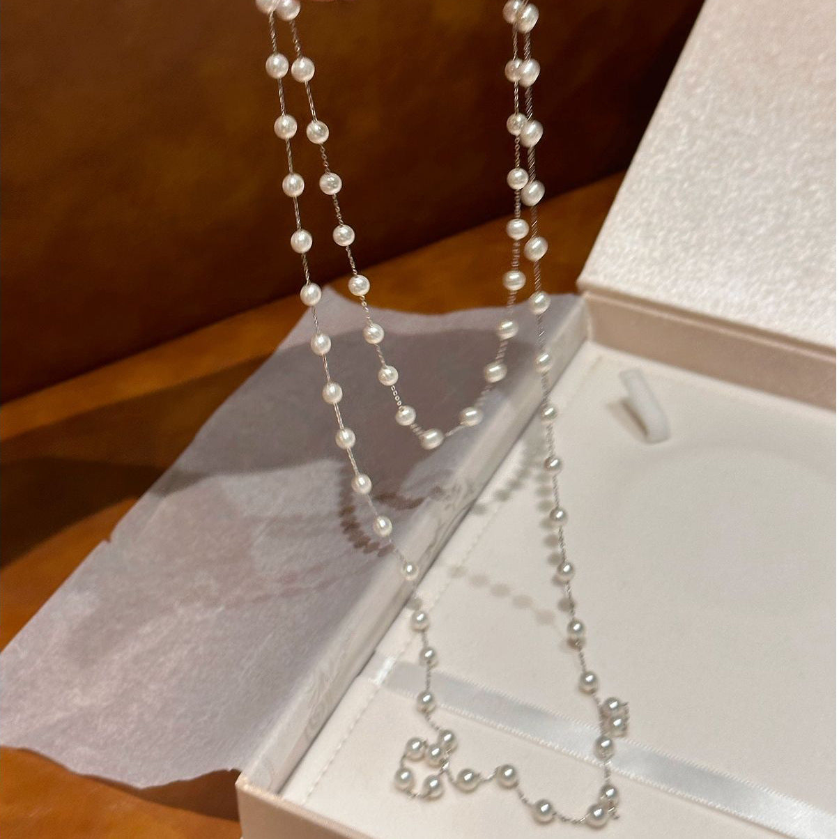 Pearl Double Layer Twin Exquisite Fashion Necklaces