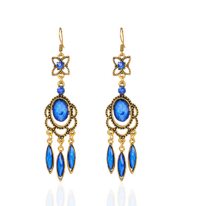 Your Ethnic Style Pattern Jeweled Clothing Earrings