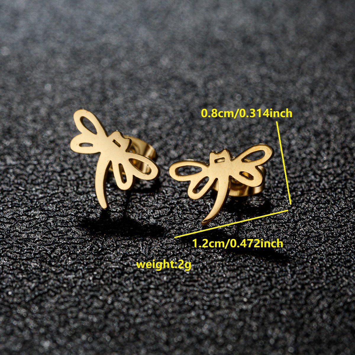 Stainless Steel Halloween Spider Versatile Geometric Earrings