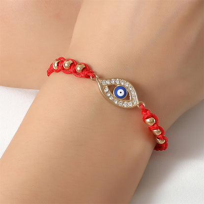 Elegant Devil's Eye Hand-woven Couple Tide Bracelets