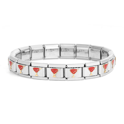 Santa Snowman Series Welding Module Stainless Bracelets