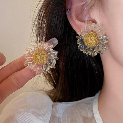 Affordable Luxury Fashion High-grade Small Fresh Flower Earrings