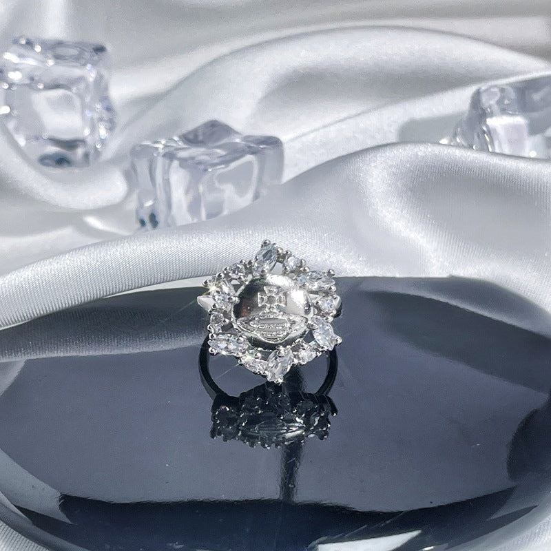 Female Simple Personality Planet Exquisite Versatile Punk Rings