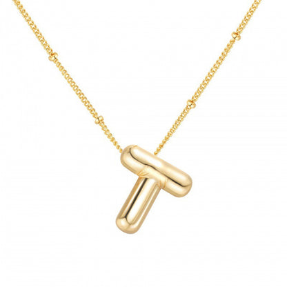 Women's Gold Balloon Glossy English Letter Fashion Pendants