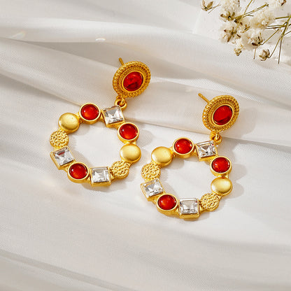 Women's Palace Style Niche High-grade Vintage Ornament Earrings