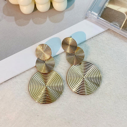 Women's Mosquito Coil For Metallic Niche Design Earrings