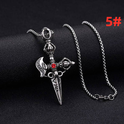 Men's Clavicle Chain Female Personality Couple Street Pendants